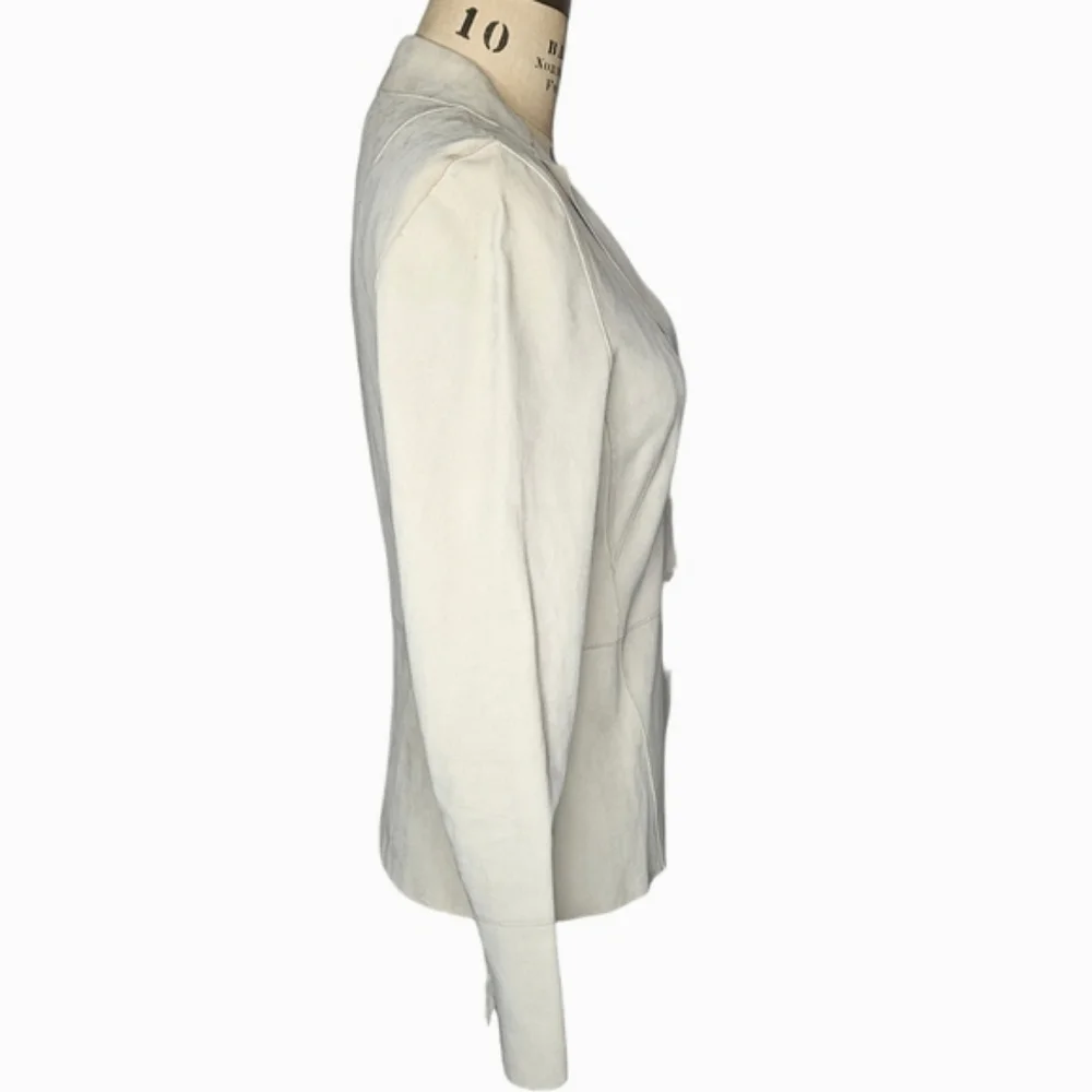 Akris Punto | Lambskin Suede Jacket | Women's | Size 4_5